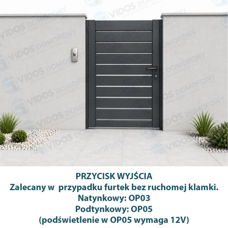 Skrzynka na listy z wideodomofonem S204-SKP