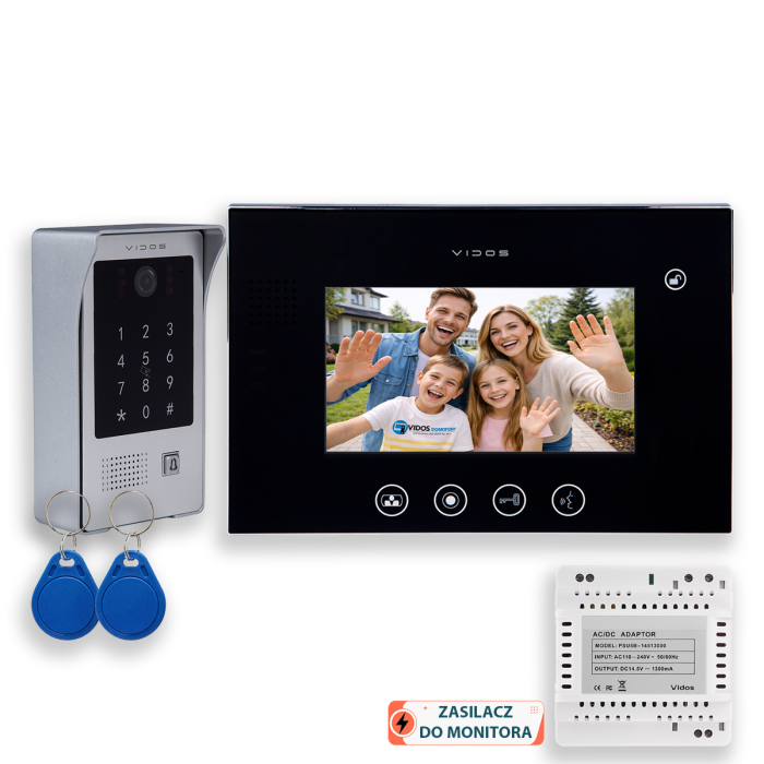 Wideodomofon Vidos S20DA + M670B
