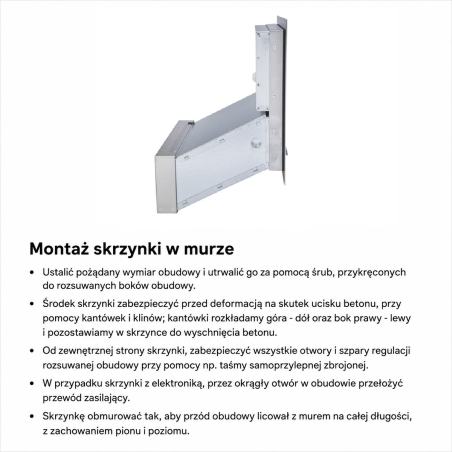 Skrzynka na listy z wideodomofonem Vidos S1401D-SKM