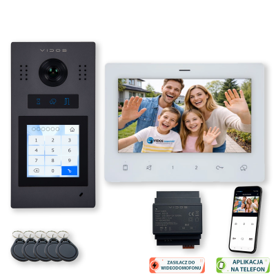 Wideodomofon VIDOS DUO IP S300 RFID + M300W-X WiFi TUYA